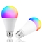Materiale dell'alluminio di Dimmable della lampadina di E27 E26 B22 9W Smart WIFI RGB LED