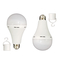 E27 materia plastica Ultraportable della lampadina ricaricabile di emergenza LED